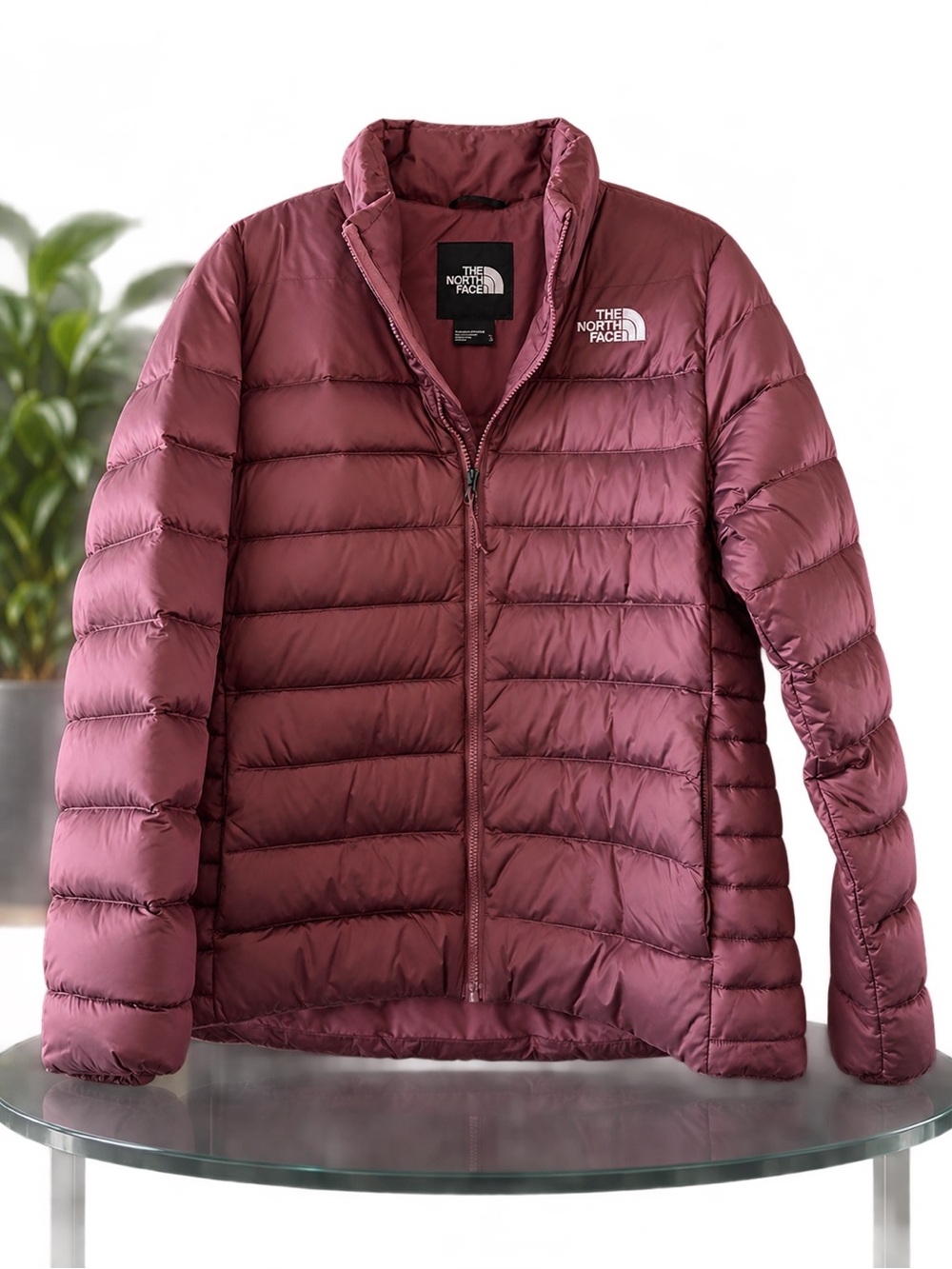 The North Face Women’s Maroon Packable Down Puffer Jacket